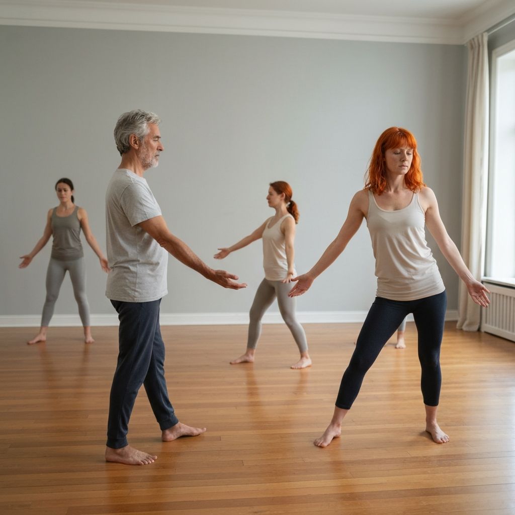 Menschen in bewusster Bewegung